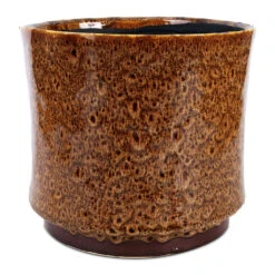 Nolan Plant Pot - Caramel 27 Nolan Plant Pot - Caramel -HORTOLOGY Plants Sale Nolan Plant Pot Caramel 23x21cm