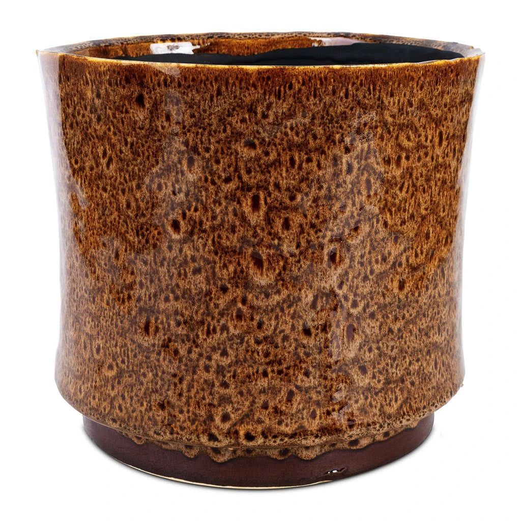 Nolan Plant Pot - Caramel 12 Nolan Plant Pot - Caramel - Image 12