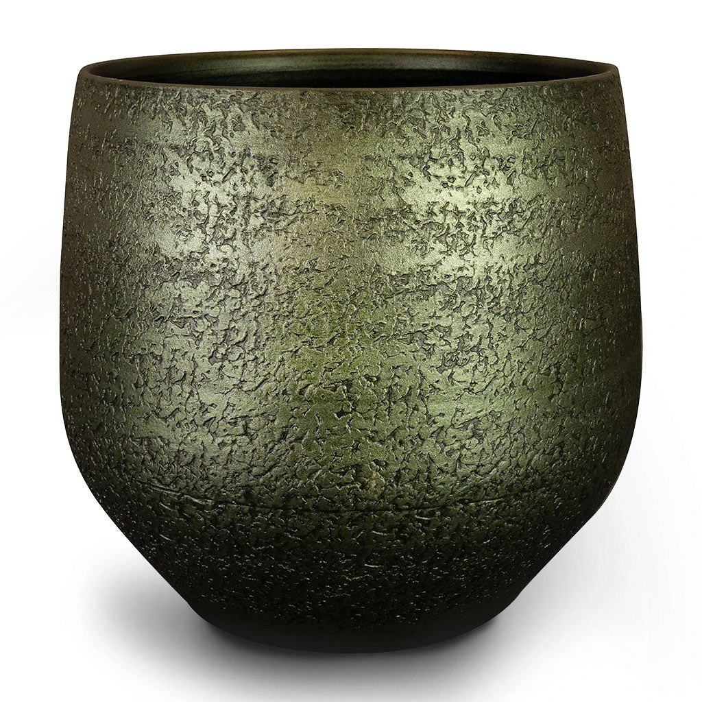 Noor Plant Pot - Velvet Green 8 Noor Plant Pot - Velvet Green - Image 8