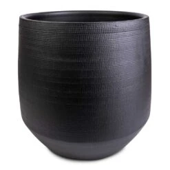 Norell Plant Pot - Black 28 Norell Plant Pot - Black -HORTOLOGY Plants Sale Norell Plant Pot Black 29x28cm