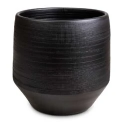 Norell Plant Pot - Black 31 Norell Plant Pot - Black -HORTOLOGY Plants Sale Norell Plant Pot Black 42x38cm