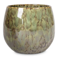 Odile Plant Pot - Green 18 Odile Plant Pot - Green -HORTOLOGY Plants Sale Odile Plant Pot Green 13x11cm