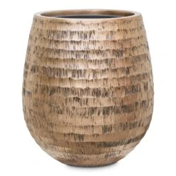 Opus Hammered Darcy Planter - Gold -HORTOLOGY Plants Sale Opus Hammered Darcy Planter Gold 38x42cm