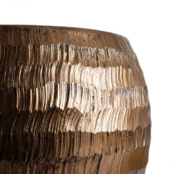 Opus Hammered Globe Planter - Gold -HORTOLOGY Plants Sale Opus Hammered Globe Planter Gold SWATCH 2