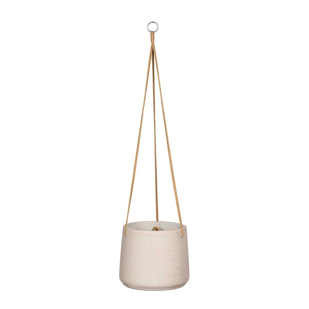 Patt Grey Washed Fibreclay Hanging Plant Pot β Rugged Tapered Indoor & Outdoor Planter 18 Patt Grey Washed Fibreclay Hanging Plant Pot β Rugged Tapered Indoor & Outdoor Planter - Image 18