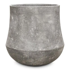 Polystone Coated Darcy Planter - Raw Grey -HORTOLOGY Plants Sale Polystone Coated Darcy Planter Raw Grey 62x60cm
