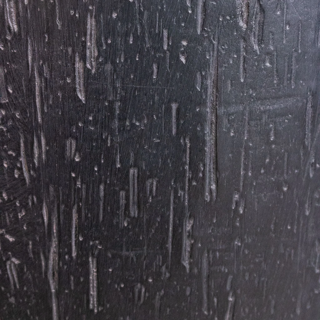 Raindrop Tube Round Planter - Anthracite 9 Raindrop Tube Round Planter - Anthracite - Image 9