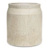 Raindrop Cylinder Jar Planter - Stone