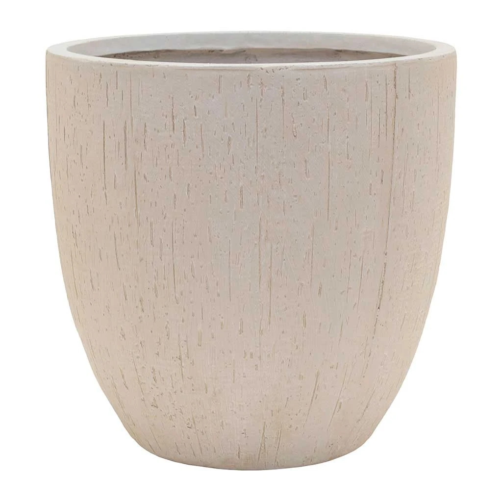 Raindrop Egg Planter Stone Grey - Textured Fibreclay Indoor/Outdoor Pot 3 Raindrop Egg Planter Stone Grey - Textured Fibreclay Indoor/Outdoor Pot - Image 3