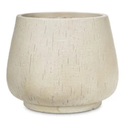 Raindrop Rounded Darcy Planter - Stone