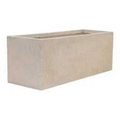 Raindrop Trough Planter - Stone -HORTOLOGY Plants Sale Raindrop Trough Planter Stone 80cm