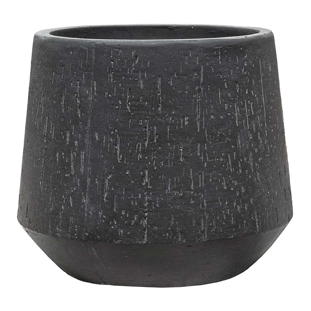 Raindrop Tube Round Planter - Anthracite 1 Raindrop Tube Round Planter - Anthracite