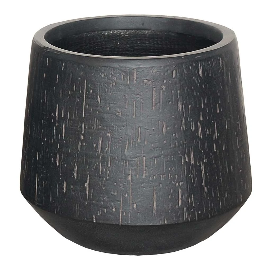 Raindrop Tube Round Planter - Anthracite 4 Raindrop Tube Round Planter - Anthracite - Image 4