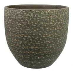 Rinca Plant Pot - Shiny Green -HORTOLOGY Plants Sale Rinca Plant Pot Shiny Green Large
