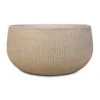 Ryan Ceramic Plant Bowl – Sand Gold Textured Decorative Indoor Pot