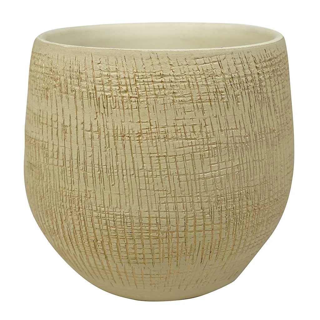 Ryan Plant Pot - Sand Gold 15 Ryan Plant Pot - Sand Gold - Image 15