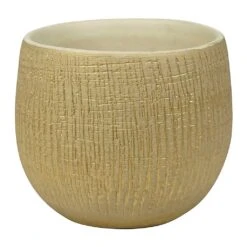 Ryan Plant Pot - Sand Gold 33 Ryan Plant Pot - Sand Gold -HORTOLOGY Plants Sale Ryan Plant Pot Sand Gold Small