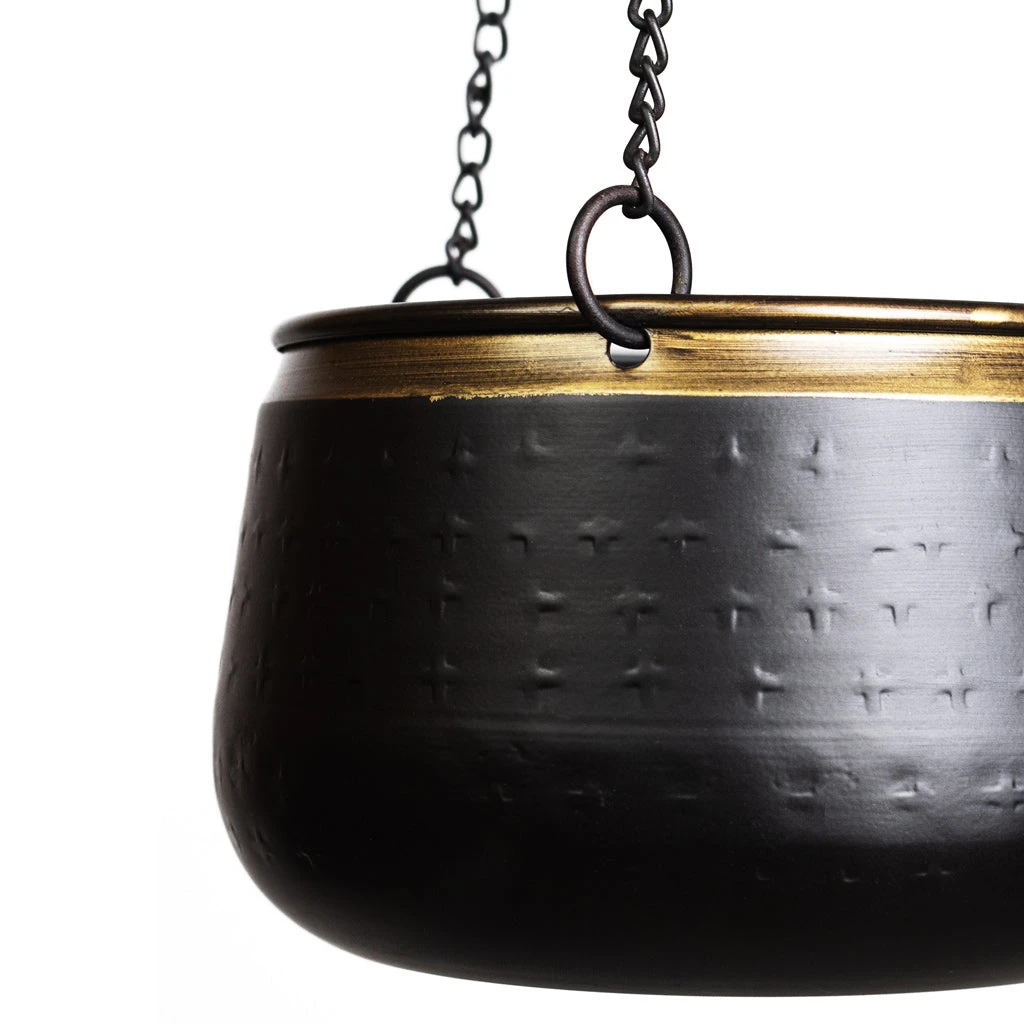 Sahara Hanging Plant Pot - Slate 5 Sahara Hanging Plant Pot - Slate - Image 5