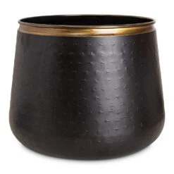 Sahara Plant Pot - Slate -HORTOLOGY Plants Sale Sahara Pot Slate 29x24cm