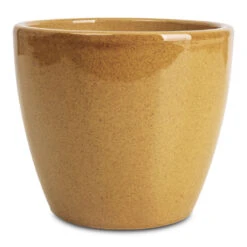 Sven Plant Pot - Mustard -HORTOLOGY Plants Sale Sven Pot Mustard 20x19cm