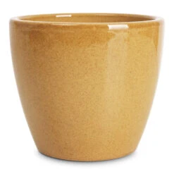 Sven Plant Pot - Mustard -HORTOLOGY Plants Sale Sven Plant Pot Mustard 13x11cm