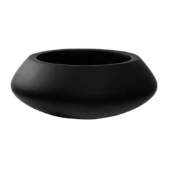 Tara Matte Black Natural Series – Fibrestone Bowl Planter for Indoor and Outdoor Use -HORTOLOGY Plants Sale Tara Natural Planter Black 30x12cm