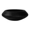 Tara Matte Black Natural Series – Fibrestone Bowl Planter for Indoor and Outdoor Use
