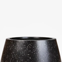 Terrazzo Darcy Planter - Black 16 Terrazzo Darcy Planter - Black -HORTOLOGY Plants Sale Terrazzo Darcy Planter Black SWATCH 3