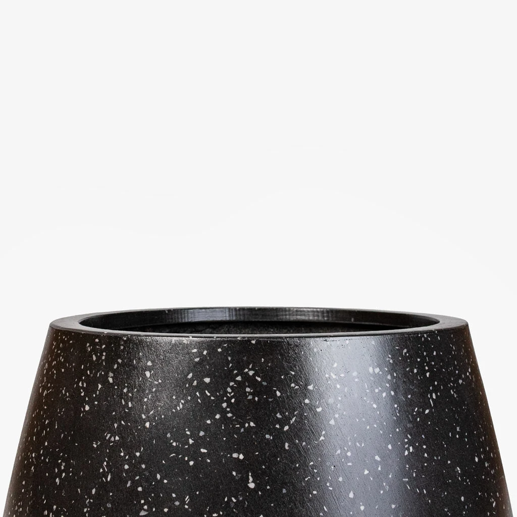 Terrazzo Darcy Planter - Black 5 Terrazzo Darcy Planter - Black - Image 5