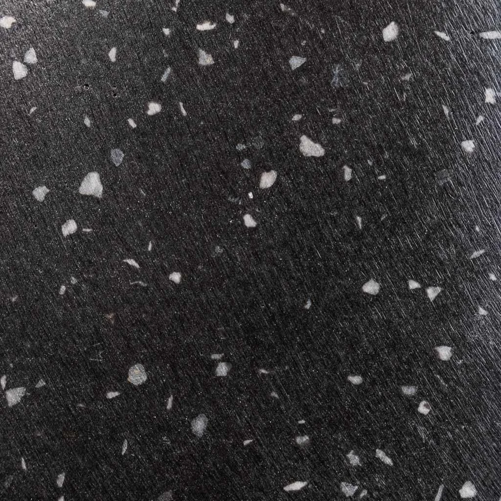 Terrazzo Cylinder Planter - Black 2 Terrazzo Cylinder Planter - Black - Image 2