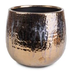 Yvette Plant Pot - Gold -HORTOLOGY Plants Sale Yvette Plant Pot Gold 24x21cm